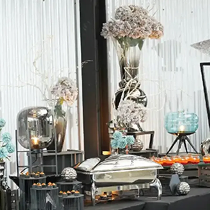 Dessert and canapé table