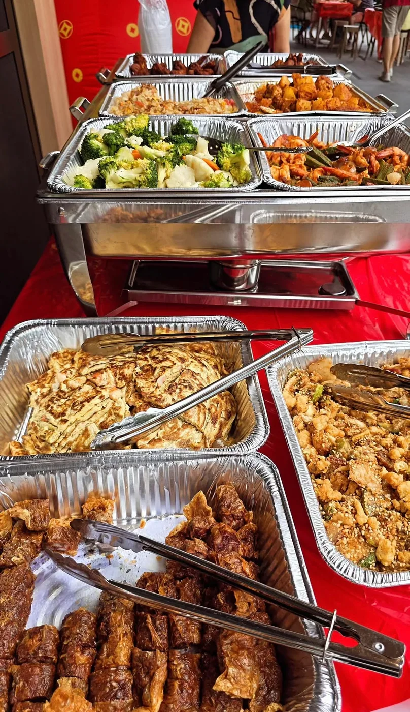 Event buffet line